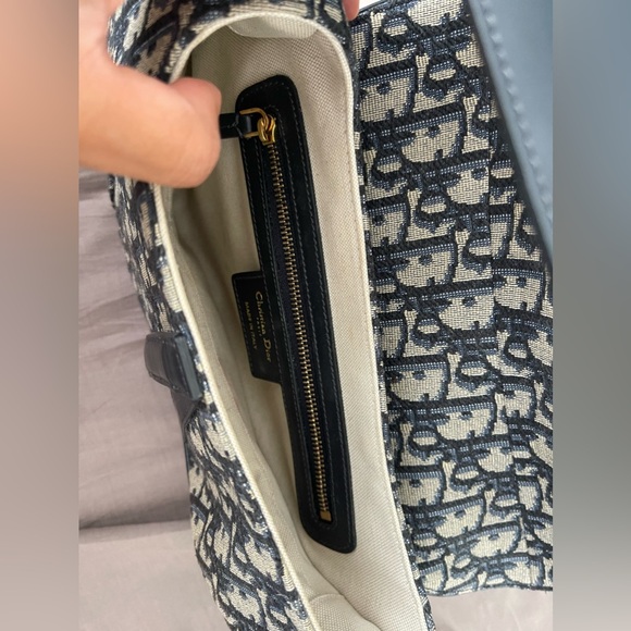 DIOR MONOGRAM SADDLE BAG - Picture 7 of 8